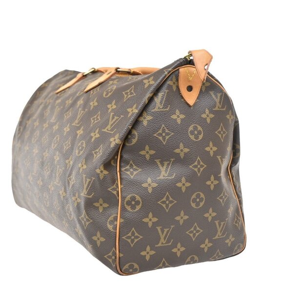 LOUIS VUITTON Speedy 40 Travel Hand Bag Monogram Leather Brown - Picture 2 of 15